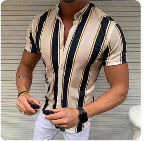 camisa con botones para caballero