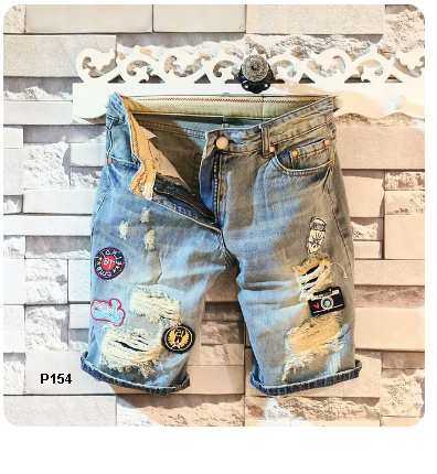 short jean para caballero