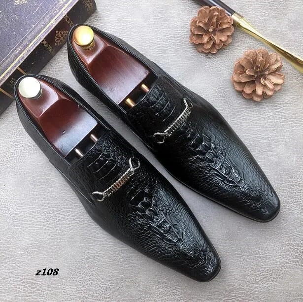 Zapatos cuero italiano para caballero elegantes