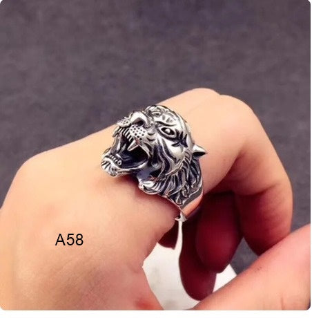 anillo acero para caballero