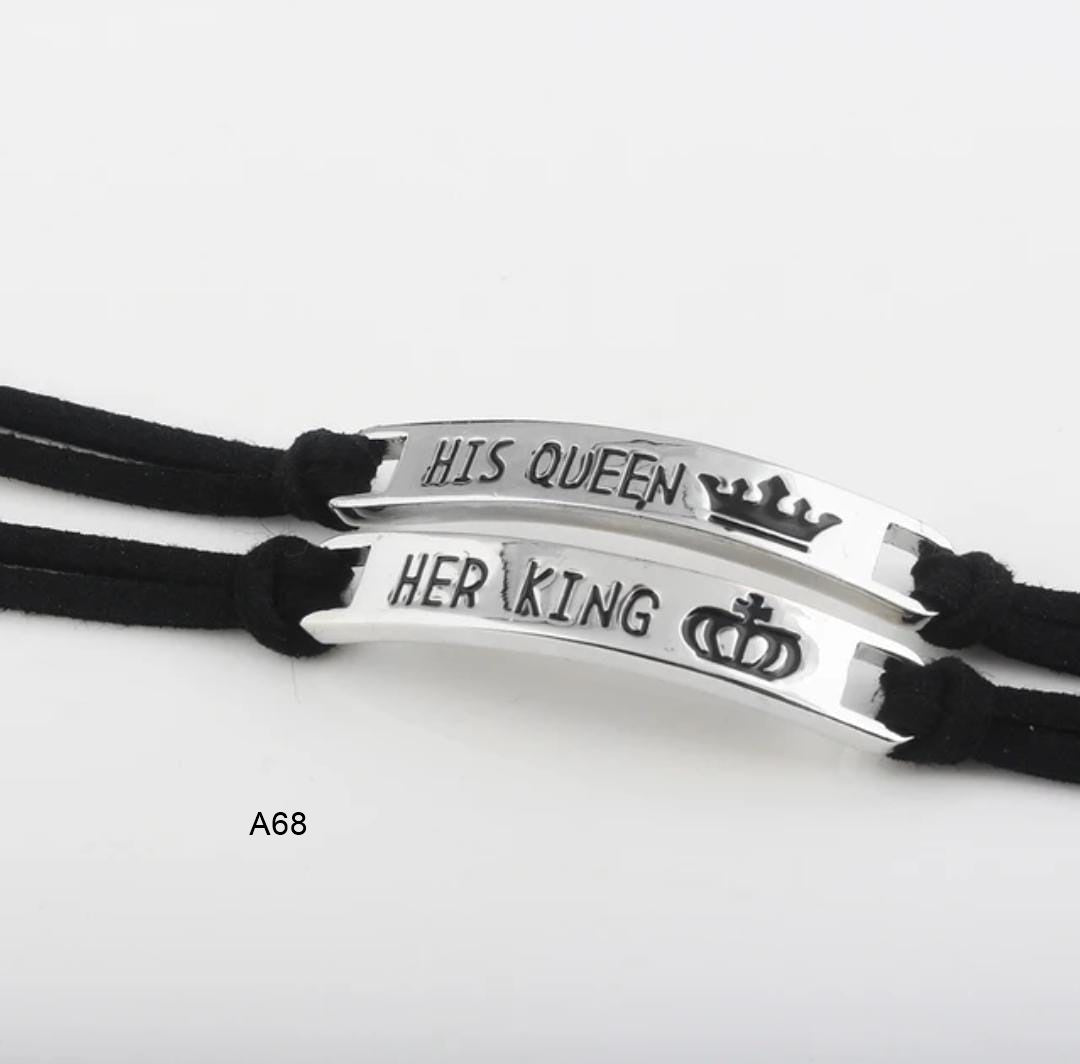 Pulseras pareja amor