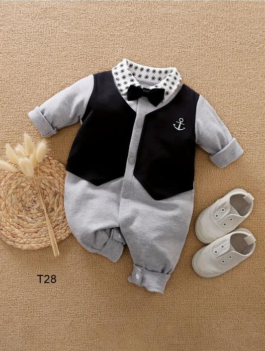 Traje para bebe romper elegante