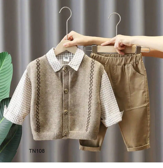 Traje elegante 3 piezas para niño