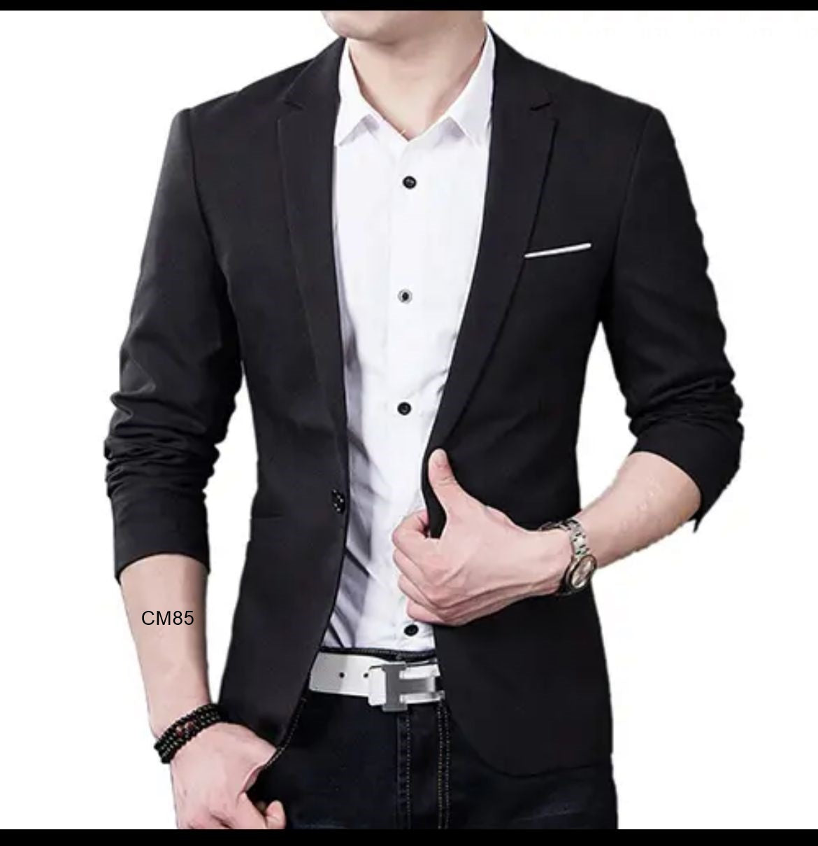 Blazer negro para caballero formal