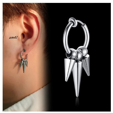 Arete para caballero estilo punk