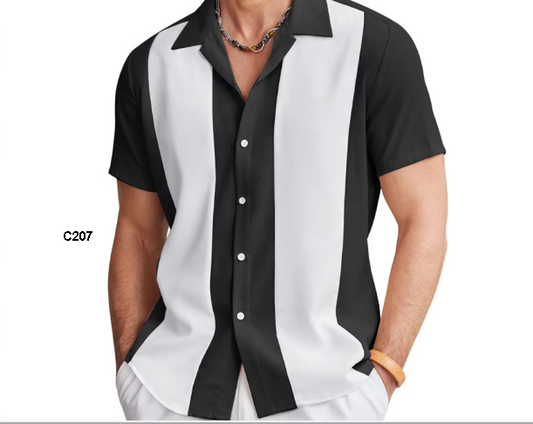 camisa con botones para caballero