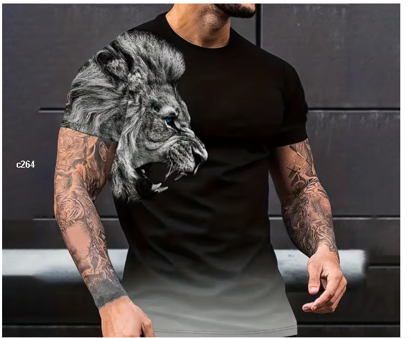 camisa con estampado 3d