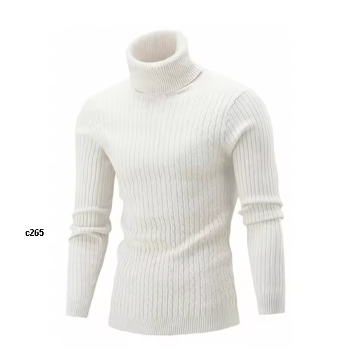 camisa cuello tortuga para caballero