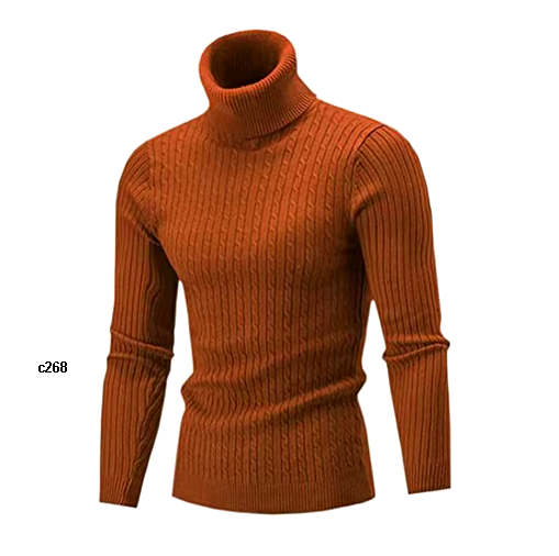 camisa cuello tortuga para caballero