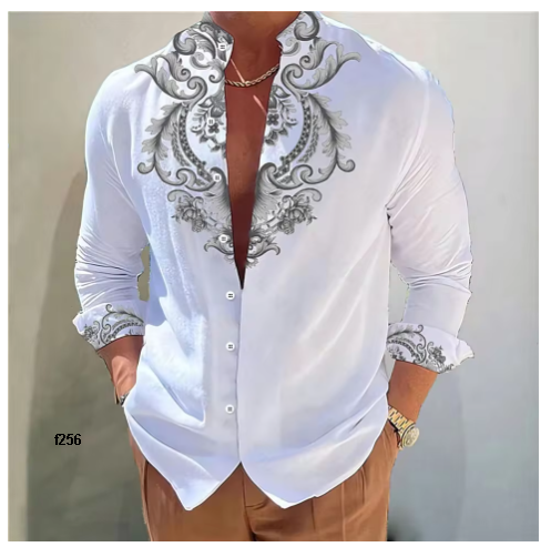 camisa manga larga para caballero