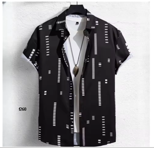 camisa estampado 3d para caballero