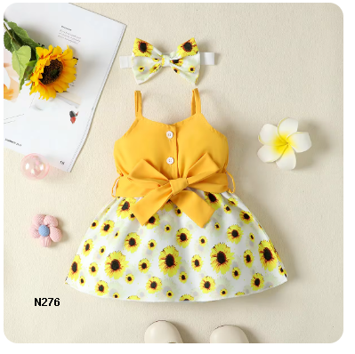 traje girasol para niña