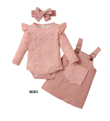 traje 3 piezas para niña