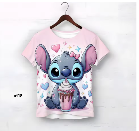 camisa con personaje infantil para niña
