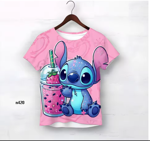 camisa con personaje infantil para niña