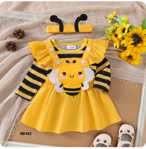 traje abeja para niña