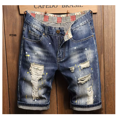 short jean para caballero