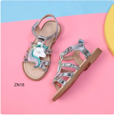 Sandalias para niñas unicornio