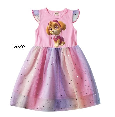 Vestido para niña de colores